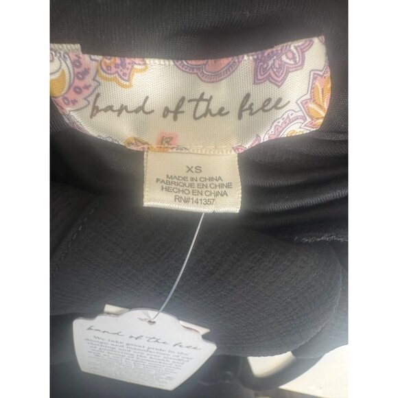 NWT Band of the Free XS Sexy Black Velvet Night Out Spaghetti Strap Dress - Picture 2 of 15